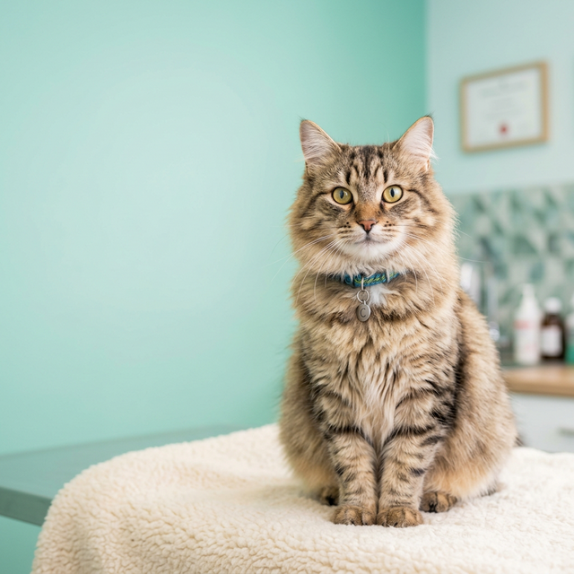Happy Domestic Cat at PawCare Pro